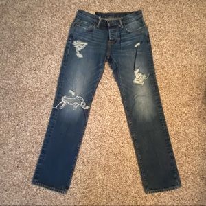 Men’s Abercrombie & Fitch Distressed Jeans